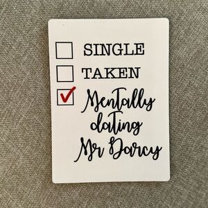 Pride & Prejudice Darcy Magnet